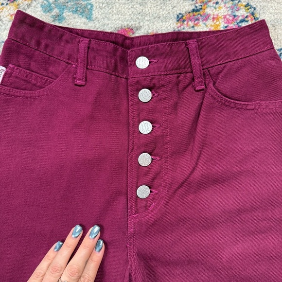Vintage 90s Bongo Jeans With Rare Button Size 9 - Picture 5 of 7